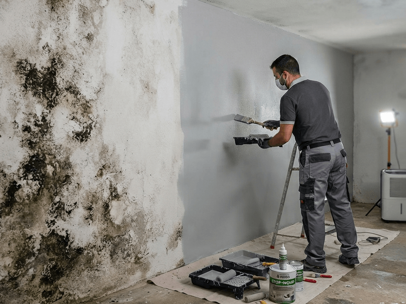 pintura contra moho y humedad